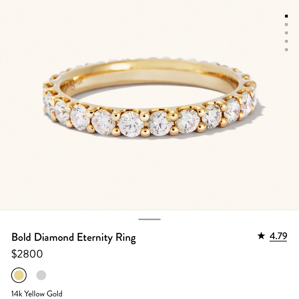 COPY - Certified 1.22 carat diamond eternity band